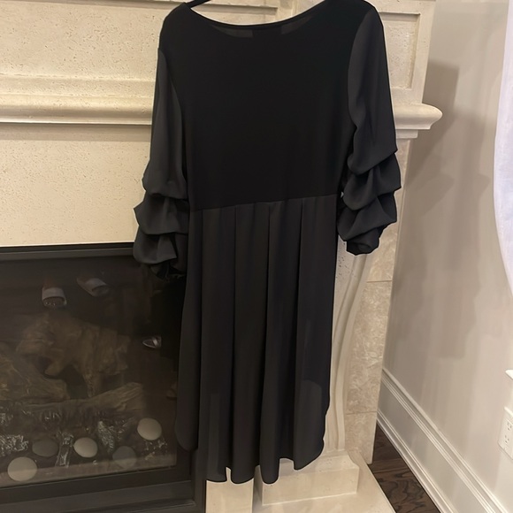 Joseph Ribkoff Black high low top. Size 12. Never worn. - Picture 4 of 4